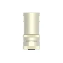 TE Connectivity Industrial Circular Connector M12, 5 Contacts, Socket Female, IP67, Brass Housing, Gold T4112012051-000