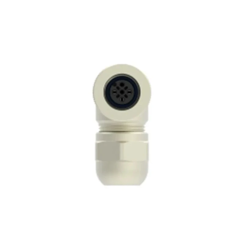 TE Connectivity Industrial Circular Connector M12, 5 Contacts, Socket Female, IP67, Brass Housing, Gold T4112012051-000
