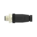 TE Connectivity Circular Connector Cable Mount M12 Plug Male 5 Contacts IP67 125V 4A T4111401051-000