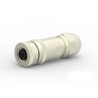 TE Connectivity Circular Connector, 4 Contacts, Cable Mount, M12 Size, Socket Female, IP67, Brass Housing T4110511041-000