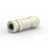 TE Connectivity Circular Connector, 4 Contacts, Cable Mount, M12 Size, Socket Female, IP67, Brass Housing T4110511041-000
