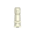 TE Connectivity Circular Connector, 4 Contacts, Cable Mount, M12 Size, Socket Female, IP67, Brass Housing T4110511041-000