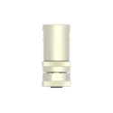 TE Connectivity Circular Connector 5 Contacts Cable M12 Socket Female IP67, Brass Housing, Gold Plated T4112412051-000