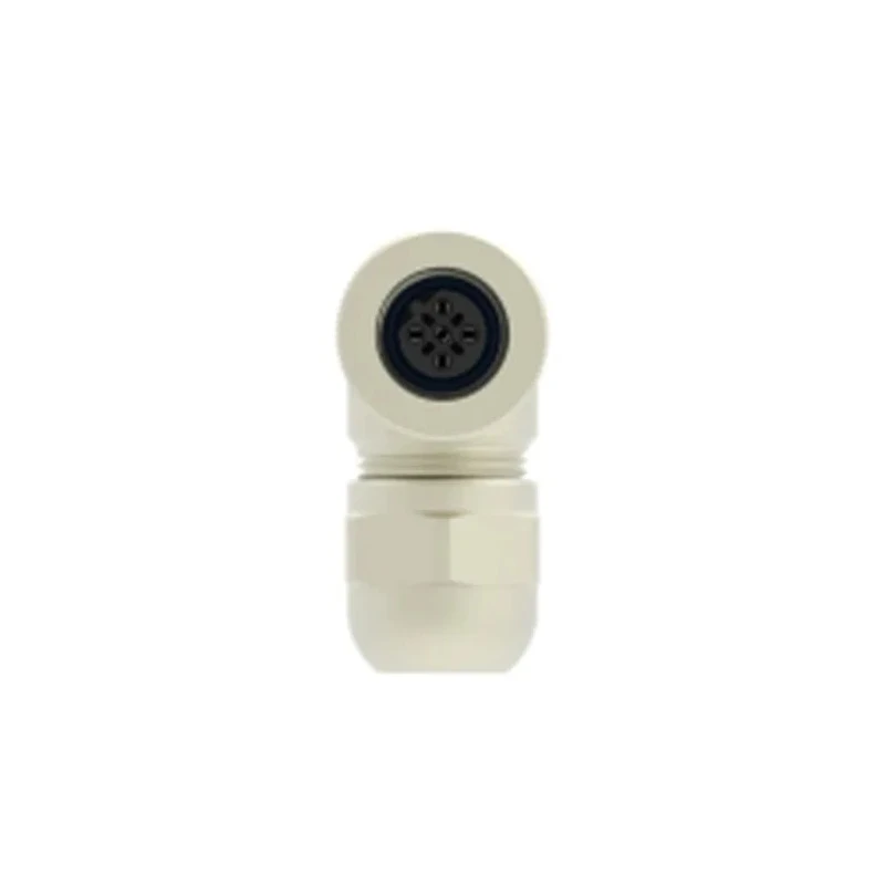 TE Connectivity Circular Connector 5 Contacts Cable M12 Socket Female IP67 Brass Housing, Gold Plated T4112411051-000