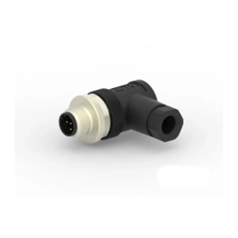 TE Connectivity Industrial Circular Connector 5 Contacts Cable Mount M12 Plug Male IP67 Nylon Housing 125V T4113402051-000