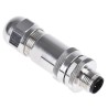TE Connectivity Industrial Circular Connector, 4 Contacts, Cable Mount, M12 Plug Male, 250V 4A, IP67, T411 T4111512041-000
