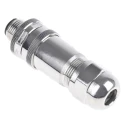 TE Connectivity Industrial Circular Connector, 4 Contacts, Cable Mount, M12 Plug Male, 250V 4A, IP67, T411 T4111512041-000
