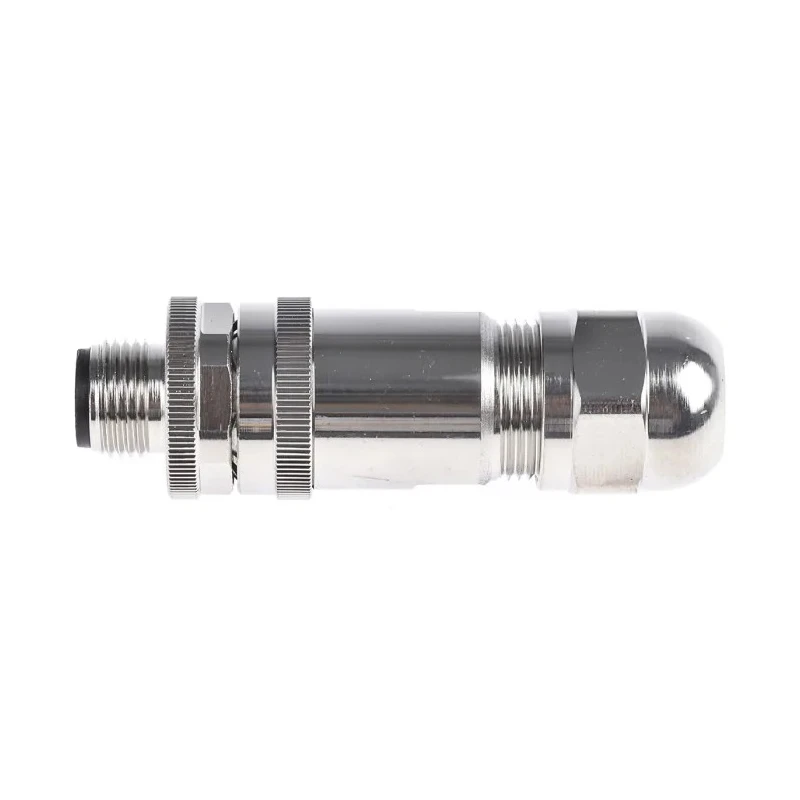 TE Connectivity Industrial Circular Connector, 4 Contacts, Cable Mount, M12 Plug Male, 250V 4A, IP67, T411 T4111512041-000