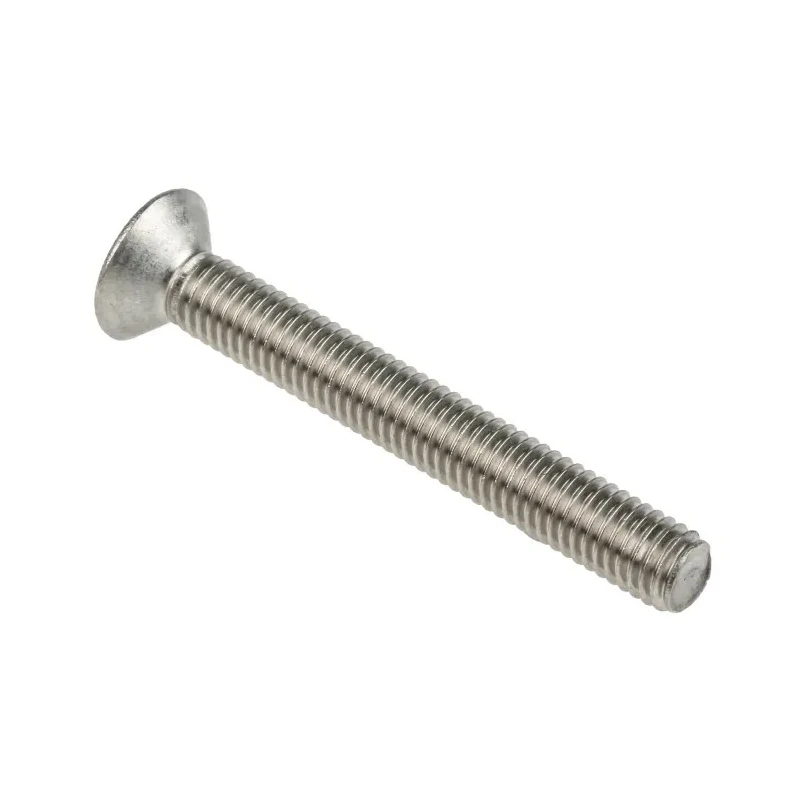 RS PRO Plain Stainless Steel Hex Socket Countersunk Screw M5 x 40 mm ISO 10642 A2 Grade 124-7222