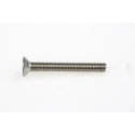 RS PRO Plain Stainless Steel Hex Socket Countersunk Screw M5 x 40 mm ISO 10642 A2 Grade 124-7222