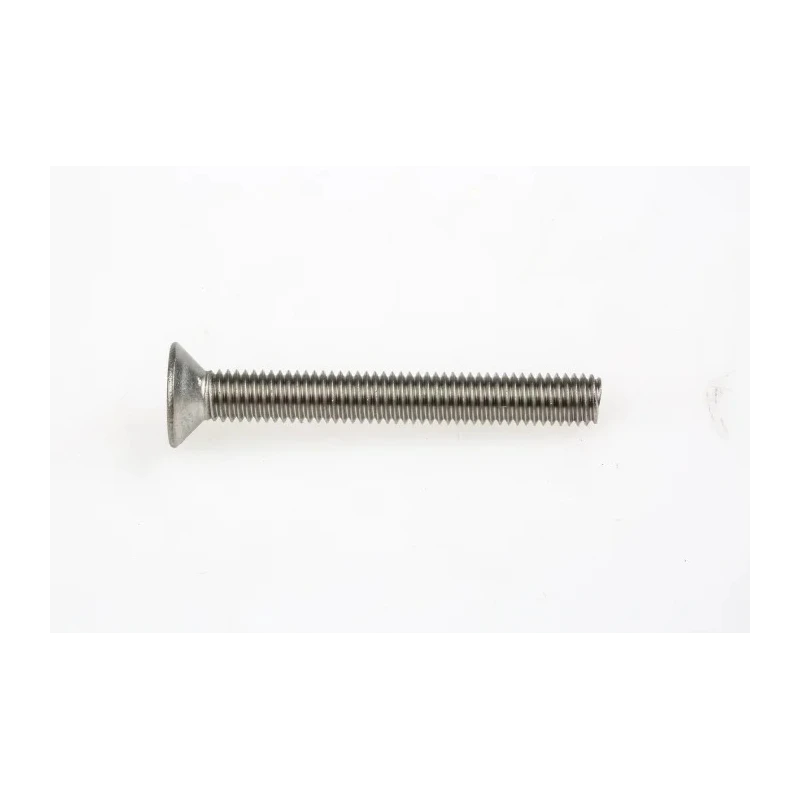 RS PRO Plain Stainless Steel Hex Socket Countersunk Screw M5 x 40 mm ISO 10642 A2 Grade 124-7222