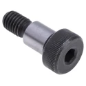 RS PRO Steel Plain Finish M8x12 mm Shoulder Bolt Hex Socket Drive ISO 7379 Grade 12.9 124-7267