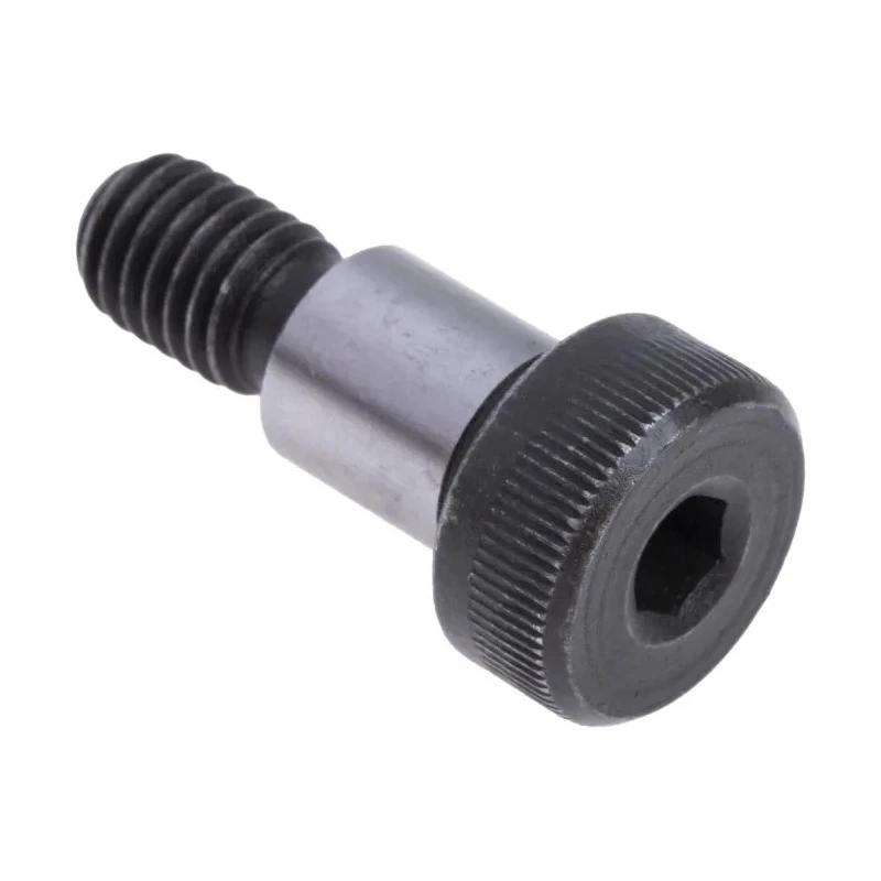 RS PRO Steel Plain Finish M8x12 mm Shoulder Bolt Hex Socket Drive ISO 7379 Grade 12.9 124-7267
