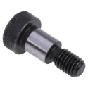 RS PRO Steel Plain Finish M8x12 mm Shoulder Bolt Hex Socket Drive ISO 7379 Grade 12.9 124-7267