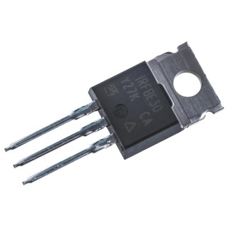 Vishay N-Channel Power MOSFET, 4.1 A, 800 V Drain-Source Voltage, 125W TO-220AB Through Hole IRFBE30PBF