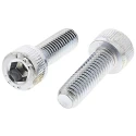 RS PRO Bright Zinc Steel Hex Socket Cap Screw, Hex Drive, Thread M10, Length 16mm, Grade A 124-7280