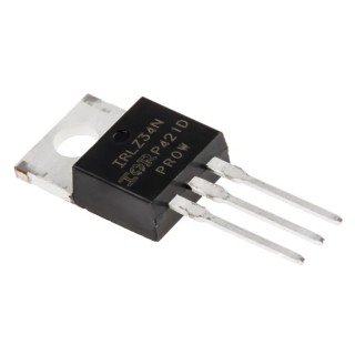 Infineon HEXFET N-Channel MOSFET, 30 A, 55 V, Enhancement Mode, 3-Pin TO-220 IRLZ34NPBF