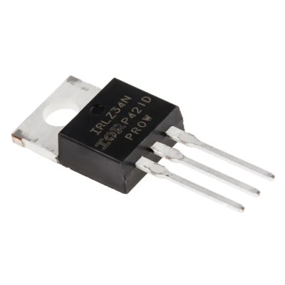Infineon HEXFET N-Channel MOSFET, 30 A, 55 V, Enhancement Mode, 3-Pin TO-220 IRLZ34NPBF