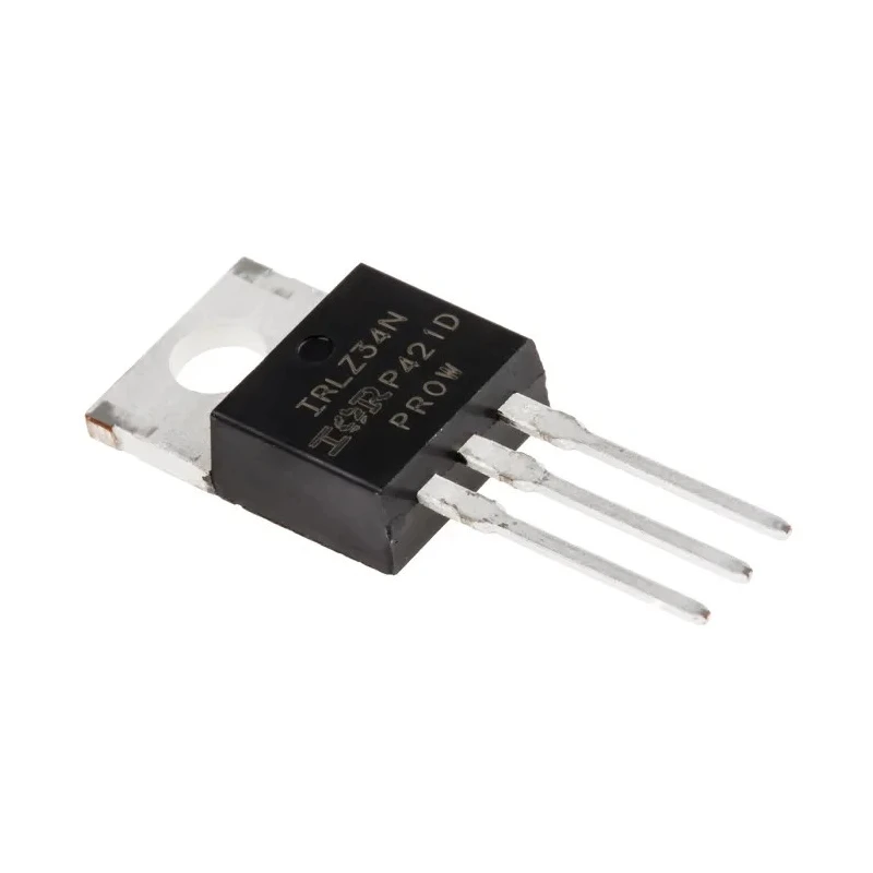 Infineon HEXFET N-Channel MOSFET, 30 A, 55 V, Enhancement Mode, 3-Pin TO-220 IRLZ34NPBF