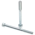 RS PRO Bright Zinc Steel Hex Socket Cap Screw M8 x 90 mm, Hex Drive, DIN 912 124-7279