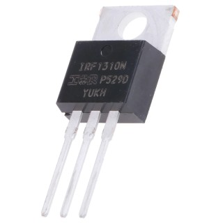 Infineon HEXFET N-Channel Power MOSFET 42 A, 100 V TO-220 Package, Enhancement Mode IRF1310NPBF