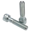 RS PRO Bright Zinc Steel Hex Socket Cap Screw, Hex Drive, Thread M10, Length 45 mm 124-7282