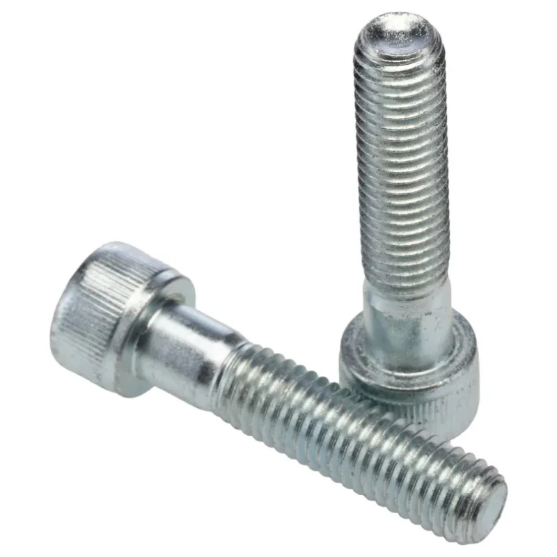 RS PRO Bright Zinc Steel Hex Socket Cap Screw, Hex Drive, Thread M10, Length 45 mm 124-7282