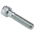 RS PRO Bright Zinc Steel Hex Socket Cap Screw, Hex Drive, Thread M10, Length 45 mm 124-7282