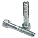 RS PRO Bright Zinc Steel Hex Socket Cap Screw, Hex Drive, M10 Thread, 55 mm Length 124-7283