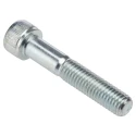 RS PRO Bright Zinc Steel Hex Socket Cap Screw, Hex Drive, M10 Thread, 55 mm Length 124-7283
