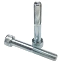 RS PRO Bright Zinc Steel Hex Socket Cap Screw M10 x 65 mm DIN 912 124-7285