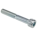 RS PRO Bright Zinc Steel Hex Socket Cap Screw M10 x 65 mm DIN 912 124-7285