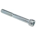 RS PRO Bright Zinc Steel Hex Socket Cap Screw, Hex Drive, M10 x 80 mm 124-7288