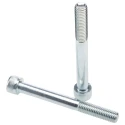 RS PRO Bright Zinc Steel Hex Socket Cap Screw, Hex Drive, M10 x 90 mm 124-7289