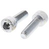 RS PRO Bright Zinc Steel Hex Socket Cap Screw, Hex Drive, M12 Thread, 20 mm Length, DIN 912 Standard 124-7290