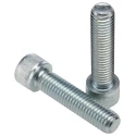 RS PRO Bright Zinc Steel Hex Socket Cap Screw M12 x 50 mm 124-7296