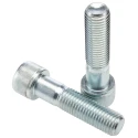 RS PRO Bright Zinc Steel Hex Socket Cap Screw, Hex Drive, M20 x 80 mm 124-7316