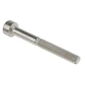 RS PRO Plain Stainless Steel Hex Socket Cap Screw M4 x 35 mm, Hex Drive, A2 Grade 124-7349