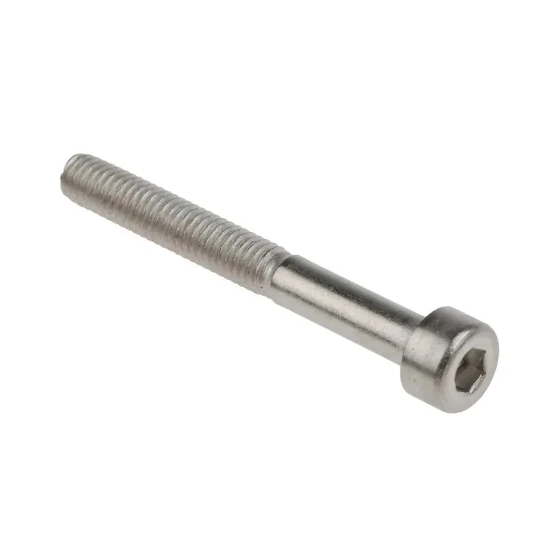 RS PRO Plain Stainless Steel Hex Socket Cap Screw M4 x 35 mm, Hex Drive, A2 Grade 124-7349