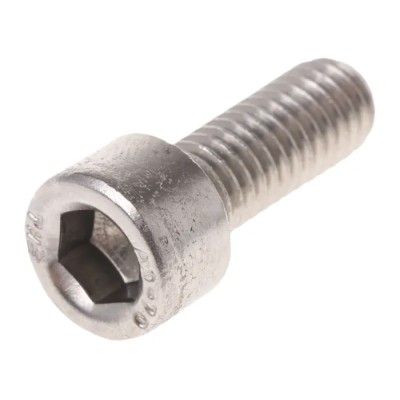 RS PRO A2 Stainless Steel Hex Socket Cap Screw, Hex Drive, M5 Thread, 8 mm Length 124-7351
