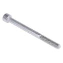 RS PRO Plain Stainless Steel Hex Socket Cap Screw, Hex Drive, M6 Thread, 70 mm Length 124-7355