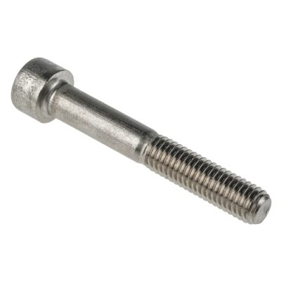 RS PRO Plain Stainless Steel Hex Socket Cap Screw M8 x 55 mm A2 Stainless Steel DIN 912 124-7358
