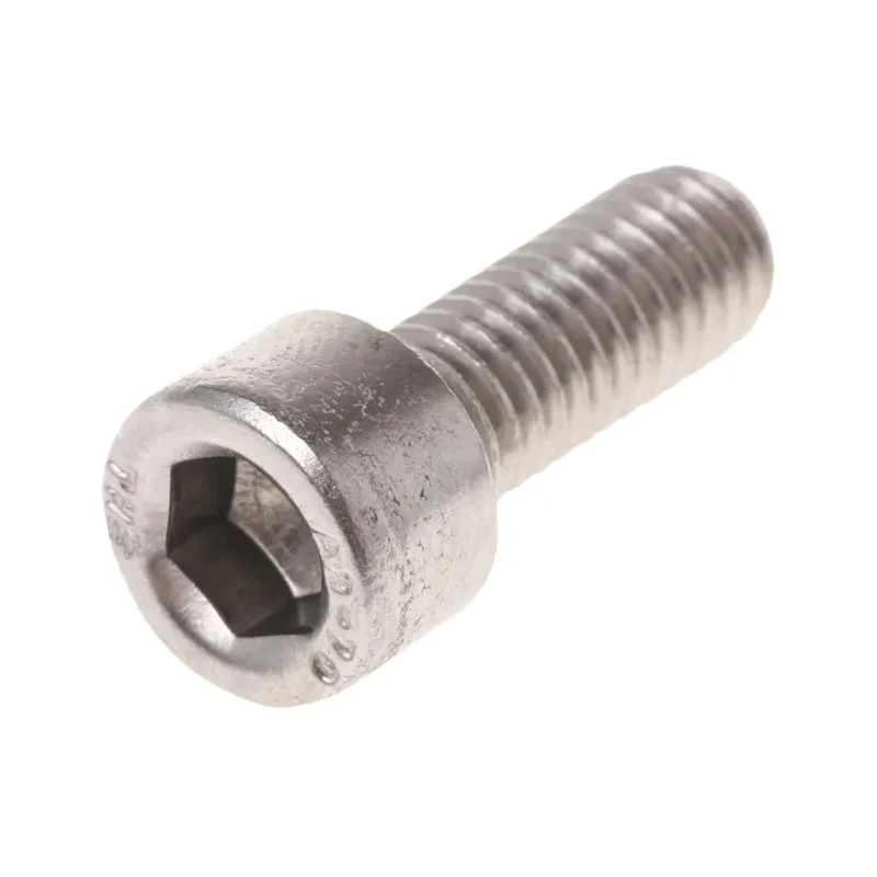 RS PRO Plain Stainless Steel Hex Socket Cap Screw, Hex Head, M8 Thread Diameter x 12 mm Length 124-7357