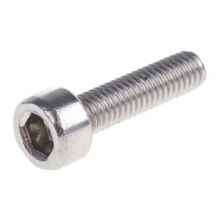 RS PRO Plain Stainless Steel Hex Socket Cap Screw, Hex Drive, M8 Thread x 80 mm Length 124-7360