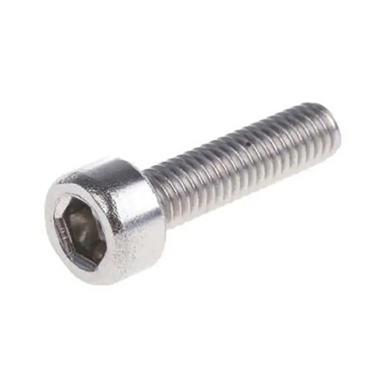 RS PRO Plain Stainless Steel Hex Socket Cap Screw, Hex Drive, M8 Thread x 80 mm Length 124-7360