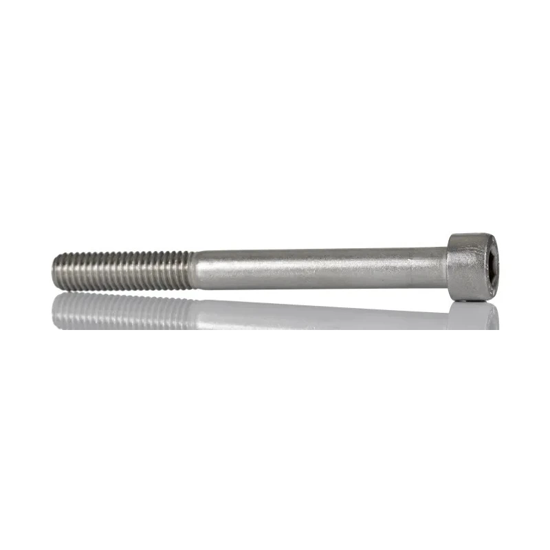 RS PRO Plain Stainless Steel Hex Socket Cap Screw, Hex Drive, M8 Thread x 80 mm Length 124-7360