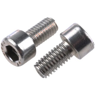 RS PRO Plain Stainless Steel Hex Socket Cap Screw M8 x 12 mm, Hex Drive, DIN 912, Grade A4 124-7371