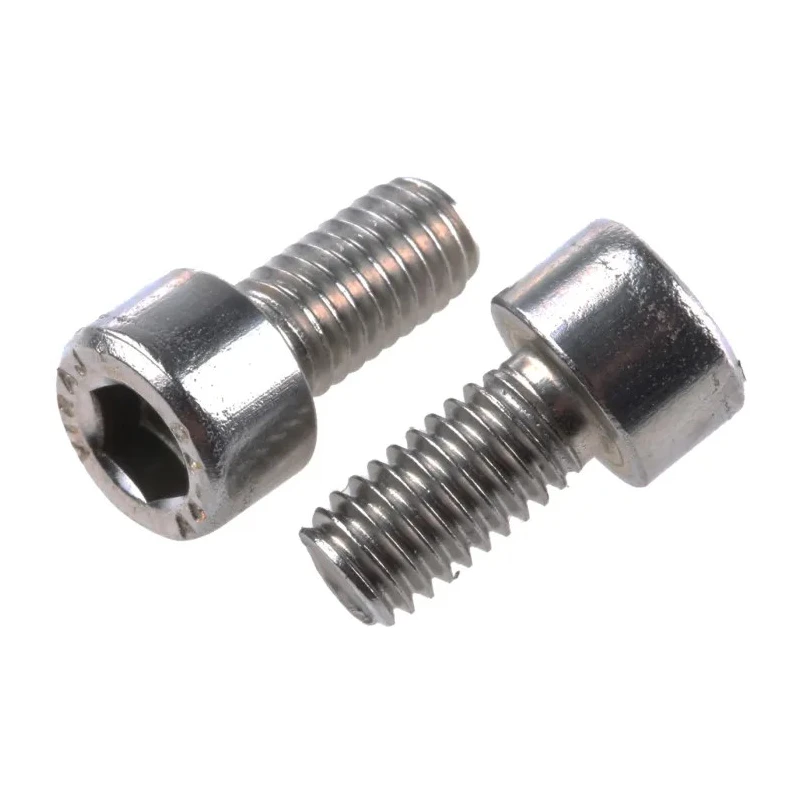 RS PRO Plain Stainless Steel Hex Socket Cap Screw M8 x 12 mm, Hex Drive, DIN 912, Grade A4 124-7371