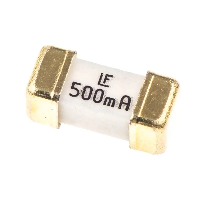 Littelfuse Non-Resettable Fuse 500mA, 125 V AC/DC, Super Fast Acting, Ceramic Body 0451.500MRL