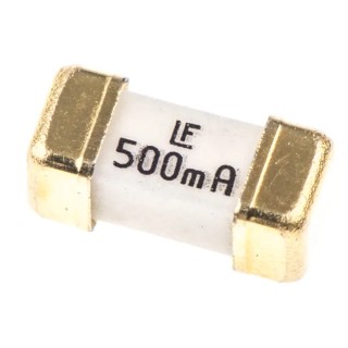 Littelfuse Non-Resettable Fuse Super Fast Acting Ceramic Body 500mA 125V ac/dc 451 Series 0451.500MRL